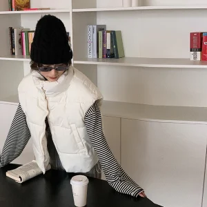 Gilet épais et chaud en coton