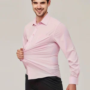 Camisole de vêtement pour homme - Algon transpirable - Corte moderno - Manga larga con botón