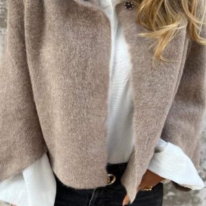 Léa™️ Beau manteau de laine pour dames
