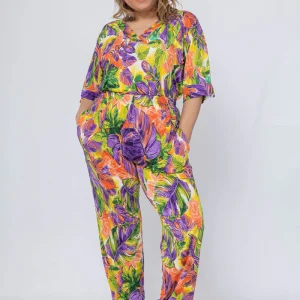 Top imprimé à Fleurs
