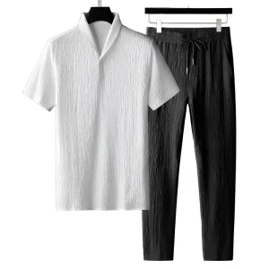 Polo et pantalon en coton élégant de Django pour un look stylé