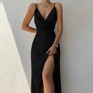 VELANORA - Chic Polyester Slim Fit Dress Perfect for Every Occasion