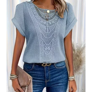 Top en crochet pour femmes - design chic et polyvalent pour des looks élégants sans effort