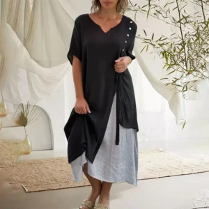 Robe Midi de Printemps Élégante et Décontractée | Collection Saison Haute Qualité