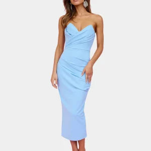 Robe chic sans bretelles pour femme - Légère, confortable et agréable à porter pour tous les goûts