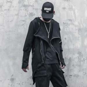 Balthasar - Trench-coat tendance pour hommes avec design asymétrique chic
