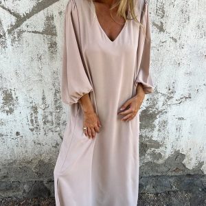 Clémence | Robe Boho Élégante avec Fente Latérale pour Femmes
