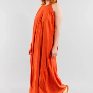 Robe longue à Dos Décolleté