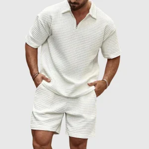Ensemble d'activité pour hommes à séchage rapide et évacuant l'humidité