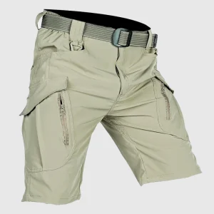 Short Cargo Tácticas para Hombre - Tela de Algodón Resistente con Varios Bolsillos - Ajuste Relajado