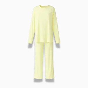 Pyjama Femme Ample – Haut Manches Longues & Pantalon Fluide