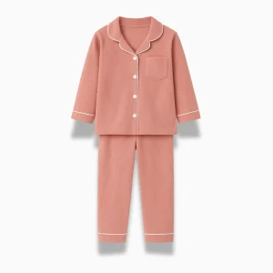 Pyjama Enfant Coton Extensible – Ensemble 2 Pièces Unisexe Toutes Saisons