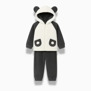 Pyjama Enfant Coton Confortable – Ensemble Chaud Hiver