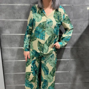 Chemise feuillage «Léo»