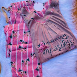Pyjama manche longue grand taille