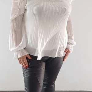 Top Épaules Dénudées Blanc