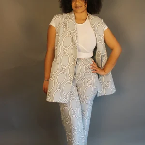 Pantalon à imprimé graphique