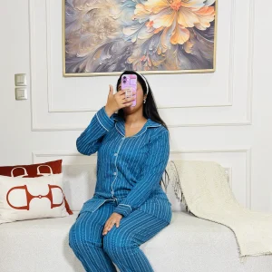 Pyjama manche longue grand taille