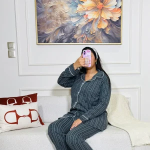 Pyjama manche longue grand taille
