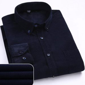 Camisole pour homme de pana premium de manga larga con botones para un estilo elegante y cómodo