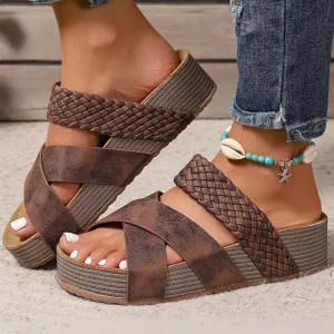 Myriam | Sandales Orthopédiques Confortables en Cuir pour Femmes