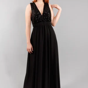 Robe longue noire