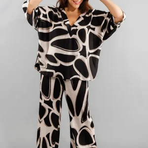 Blouse fantaisie Col V Grande Taille