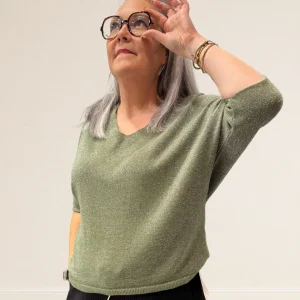 Pull fin brillant ADAM