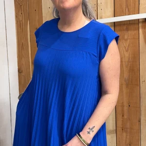 Robe longue plissée SONIA