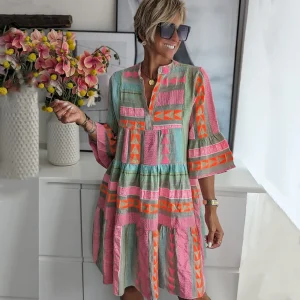 Casey | Robe Loose-Fit Boho Chic