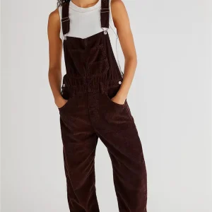 Salopette en velours côtelé pour femmes - pantalon décontracté confortable et élégant pour tous les jours
