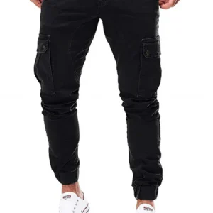 Pantalon cargo élégant pour homme avec taille élastiquée confortable - Hayes
