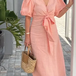 Joanna | Robe à Col V