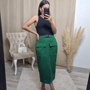 JUPE – ANYA VERT