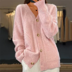 Gudlinde™ – Veste en Tricot Élégante et Luxueuse