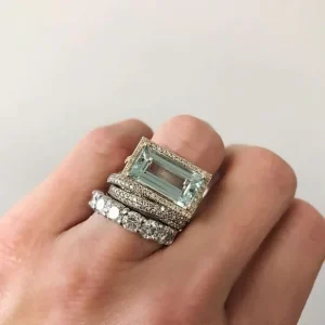 Bague Vintage en Argent et Turquoise