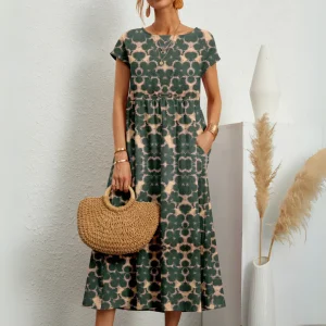 Destiny™ – Robe midi florale légère et élégante