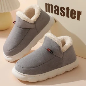 Chaussons Pilou Pilou gris femme