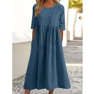 Robe décontractée et élégante pour le printemps