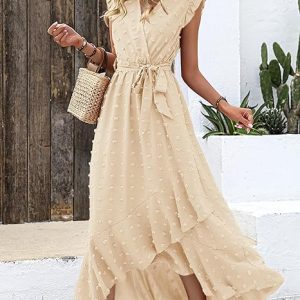 Robe croisée élégante et stylée - Amanda