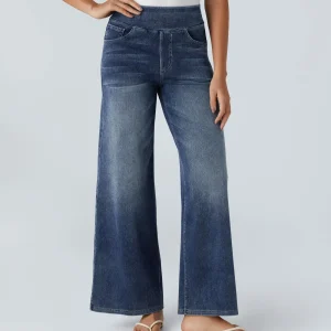 Ariana | Pantalon élastique taille haute