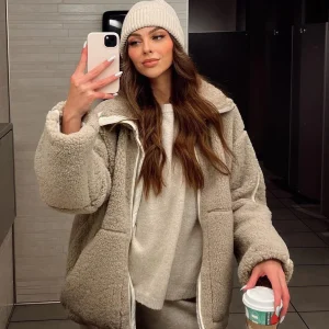 Veste Chic Bicolore – Élégance Moderne