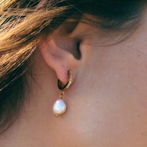 Boucles d'oreilles en perles d'eau douce