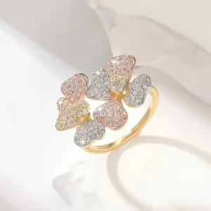 Bague en Or Doré Daisy