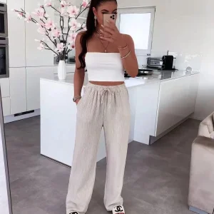 pantalon gaze de coton