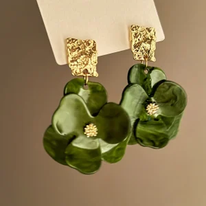 Boucles d'oreilles bohémiennes en fleurs