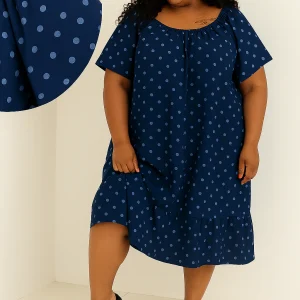 Robe Femme Viscose à Pois