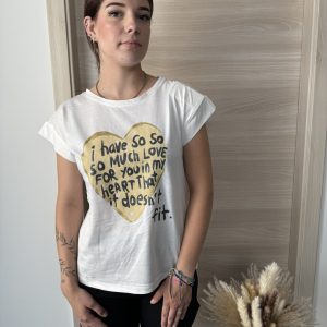 TEE-SHIRT MOTIF COEUR